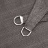 Toldo de vela gris antracita HDPE 160 g/m² 5x6
