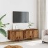 Mueble de TV madera ingeniería madera envejecida 120x30x40,5