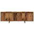 Mueble de TV madera ingeniería madera envejecida 120x30x40,5