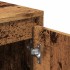 Mueble de TV madera ingeniería madera envejecida 120x30x40,5