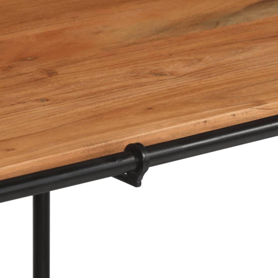 Mesa de centro madera maciza acacia 110x55x40
