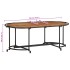 Mesa de centro madera maciza acacia 110x55x40