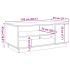 Mesa de centro madera ingeniería madera envejecida 102x55x43
