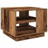 Mesa de centro madera ingeniería madera envejecida 55x55x42