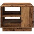 Mesa de centro madera ingeniería madera envejecida 55x55x42
