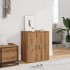 Mueble zapatero madera ingeniería roble artisan 60x35x70