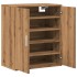 Mueble zapatero madera ingeniería roble artisan 60x35x70
