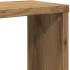Estantes cubo de pared 6 uds madera roble artisan 60x15x23
