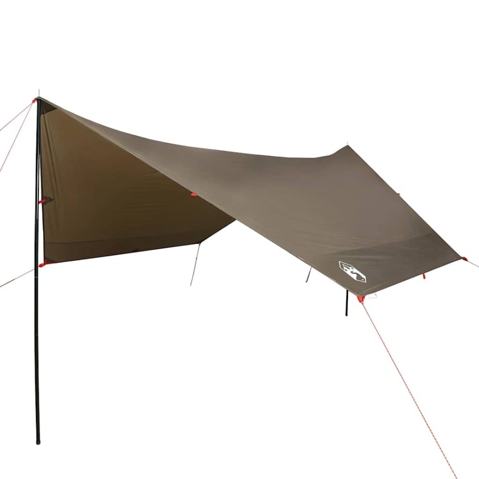 Lona de camping impermeable marrón 462x306x211