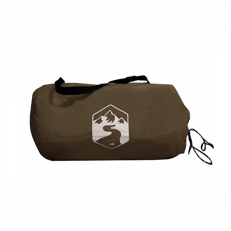 Lona de camping impermeable marrón 462x306x211