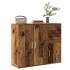 Aparador de madera de ingeniería envejecida 91x29,5x75