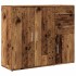 Aparador de madera de ingeniería envejecida 91x29,5x75