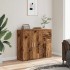 Aparador de madera de ingeniería envejecida 91x29,5x75