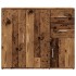 Aparador de madera de ingeniería envejecida 91x29,5x75