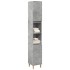Armario de baño madera contrachapada gris hormigón 30x30x190