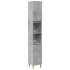 Armario de baño madera contrachapada gris hormigón 30x30x190