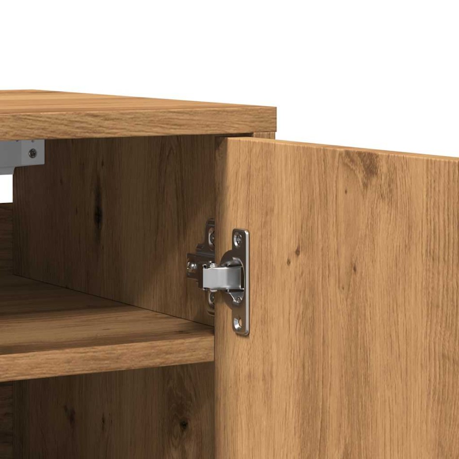 Mueble zapatero madera de ingeniería roble artisan 32x35x70