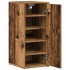 Mueble zapatero madera de ingeniería envejecida 32x35x70