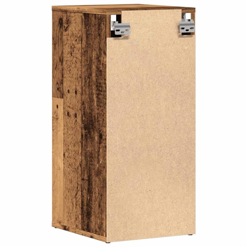 Mueble zapatero madera de ingeniería envejecida 32x35x70