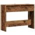 Mesa consola madera ingeniería madera envejecida 100x35x76,5
