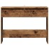Mesa consola madera ingeniería madera envejecida 100x35x76,5