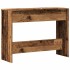 Mesa consola madera ingeniería madera envejecida 100x35x76,5