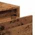 Mesa consola madera ingeniería madera envejecida 100x35x76,5
