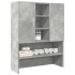 Armario de lavadora gris hormigón 70,5x25,5x90