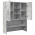 Armario de lavadora gris hormigón 70,5x25,5x90