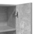 Armario de lavadora gris hormigón 70,5x25,5x90