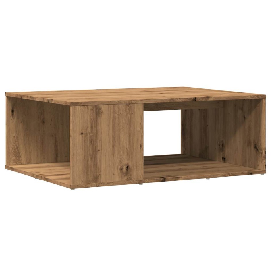 Mesa de centro madera de ingeniería roble artisan 90x67x33