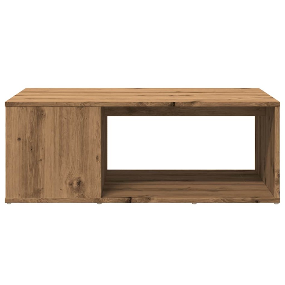 Mesa de centro madera de ingeniería roble artisan 90x67x33