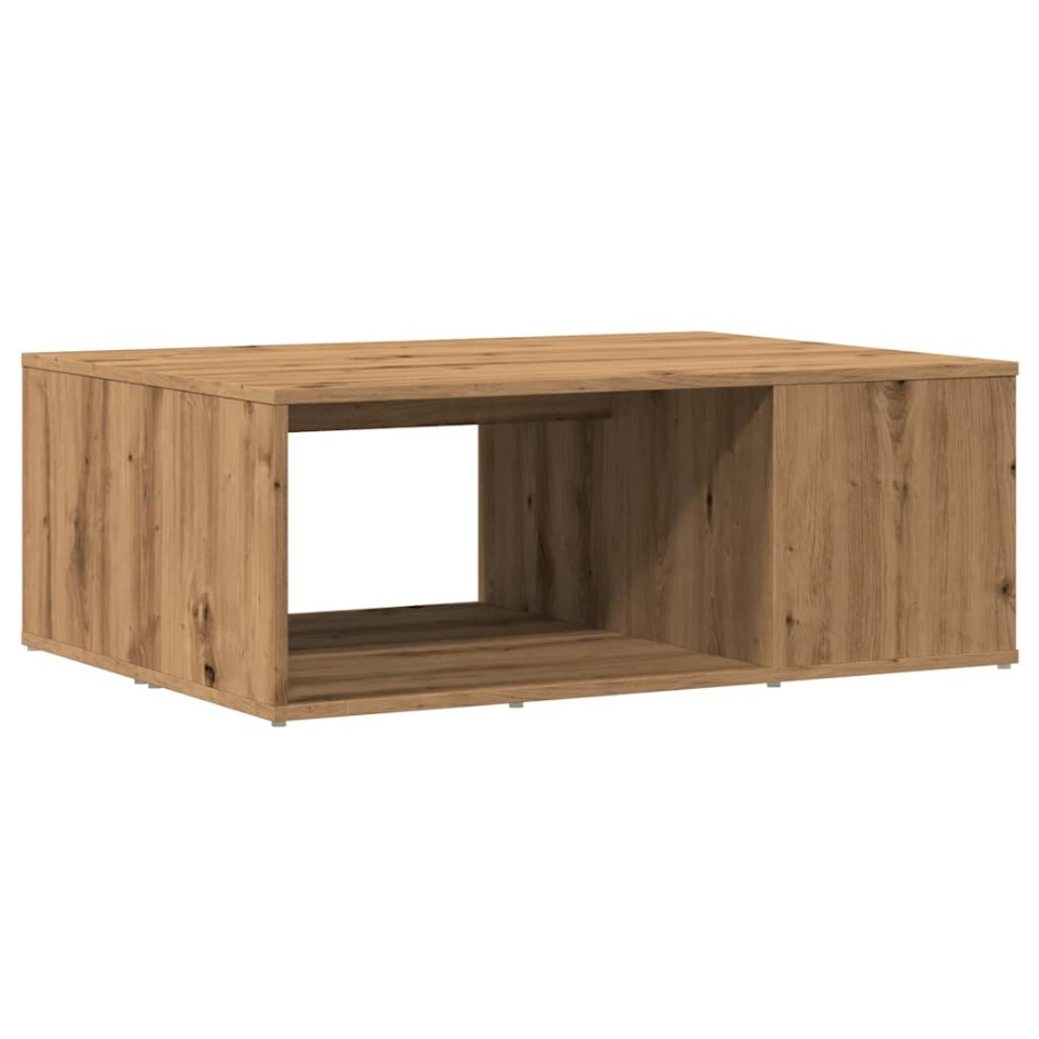 Mesa de centro madera de ingeniería roble artisan 90x67x33