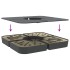 Juego bases de sombrilla 4 uds para parasol cruzado PP 100