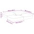 Juego bases de sombrilla 4 uds para parasol cruzado PP 100