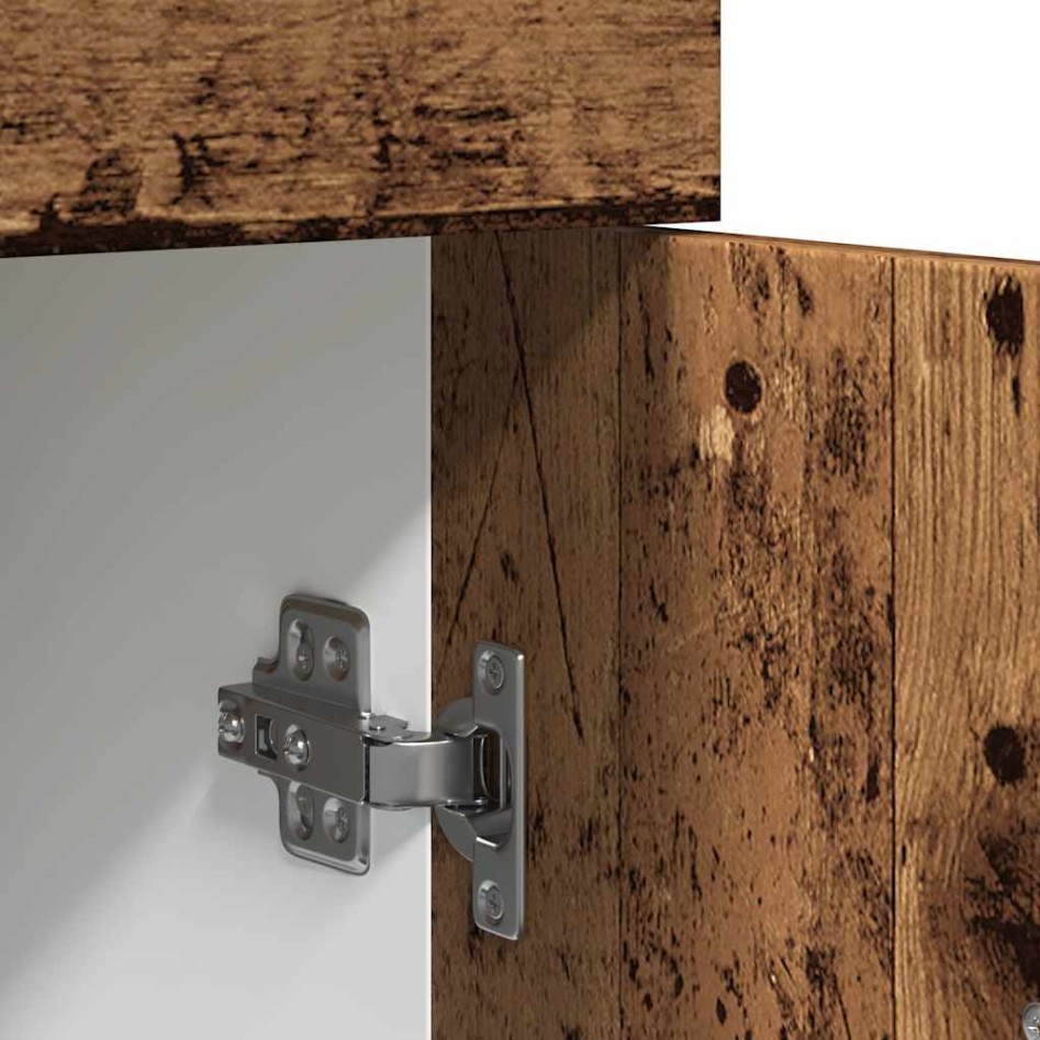 Armario bajo con cajón cocina madera envejecida 30x46x81,5