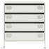 Aparador de acero laminado en frío blanco 68x39x73,5