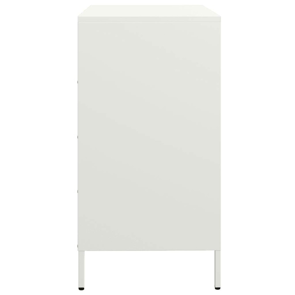 Aparador de acero laminado en frío blanco 68x39x73,5