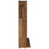 Mueble de CD madera de ingeniería envejecida 100x23x89,5