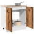 Armario bajo fregadero madera envejecida 80x46x81,5