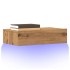 Muebles de TV con luces LED 2 uds roble artisan 60x35x15,5