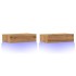 Muebles de TV con luces LED 2 uds roble artisan 60x35x15,5