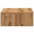 Muebles de TV con luces LED 2 uds roble artisan 60x35x15,5