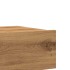 Muebles de TV con luces LED 2 uds roble artisan 60x35x15,5