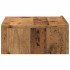 Muebles TV con luces LED 2 uds madera envejecida 60x35x15,5