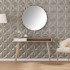 Paneles de pared 24 uds XPS origami Beton 50x50 cm 6
