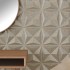 Paneles de pared 24 uds XPS origami Beton 50x50 cm 6