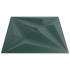 Paneles de pared 24 uds XPS estrella verde 50x50 cm 6