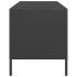 Mueble para TV acero laminado en frío negro 68x39x43,5