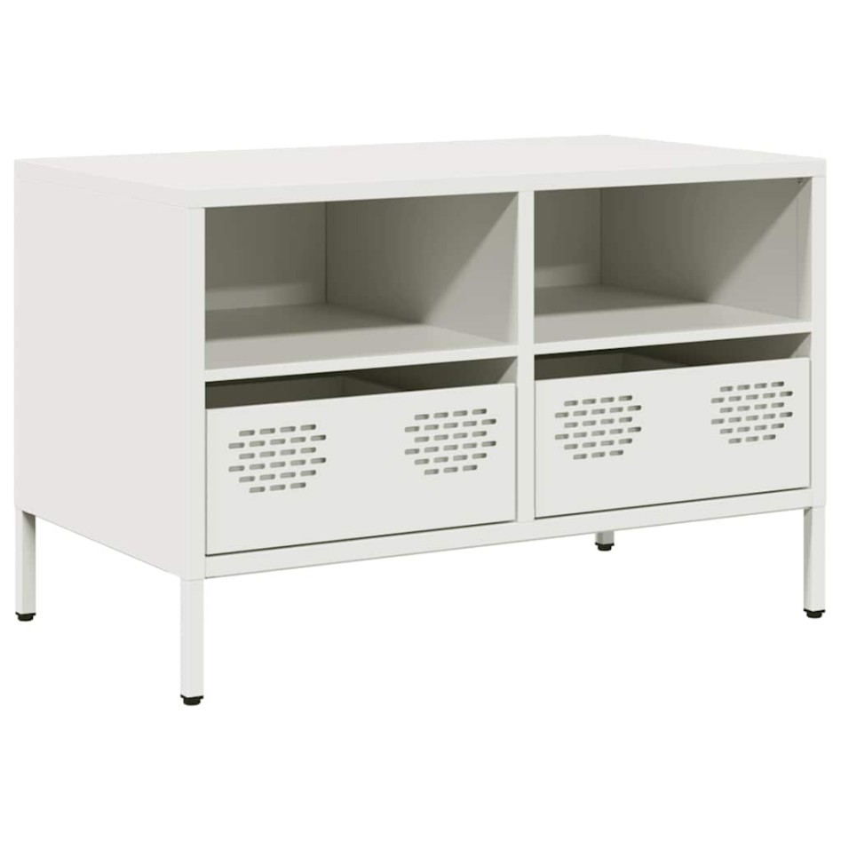 Mueble para TV acero laminado en frío blanco 68x39x43,5